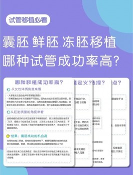 試管移植（囊胚，鮮胚，凍胚）哪種成功率更高？